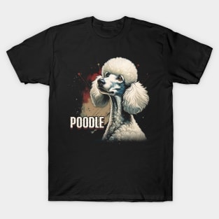 Poodle Pomp Canine Charm, Tee Trendsetter Extravaganza T-Shirt